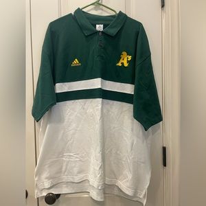 Men’s Oakland A’s athletics Adidas polo 2X MLB